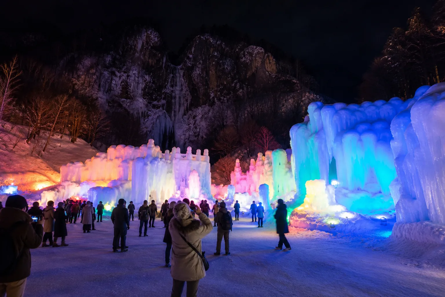 層雲峡温泉氷瀑まつりのイメージ画像