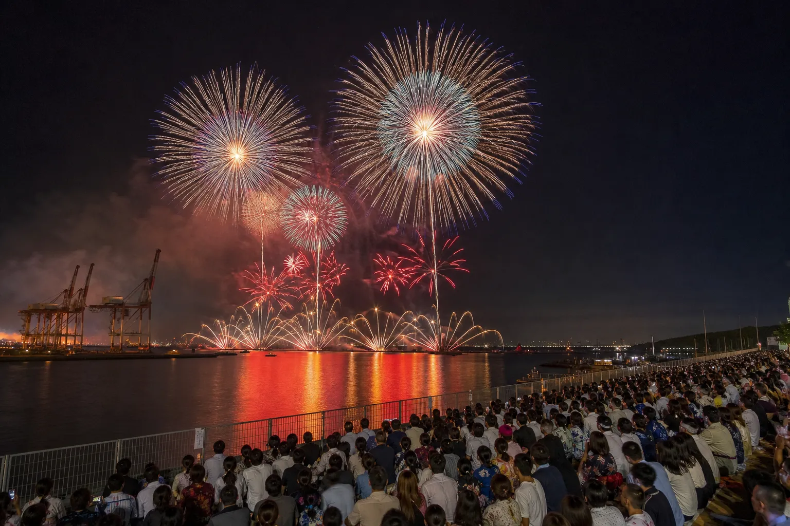 広島みなと 夢 花火大会のイメージ画像