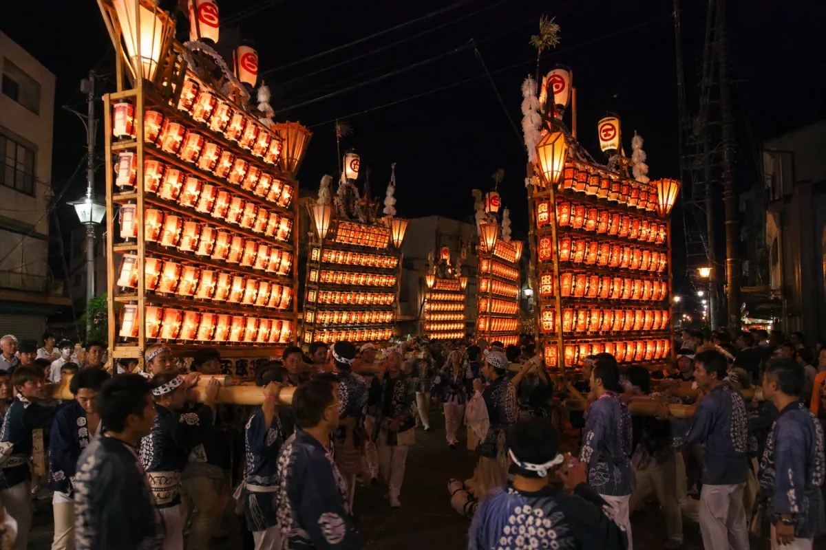 AI生成による七尾祇園祭のイメージ画像