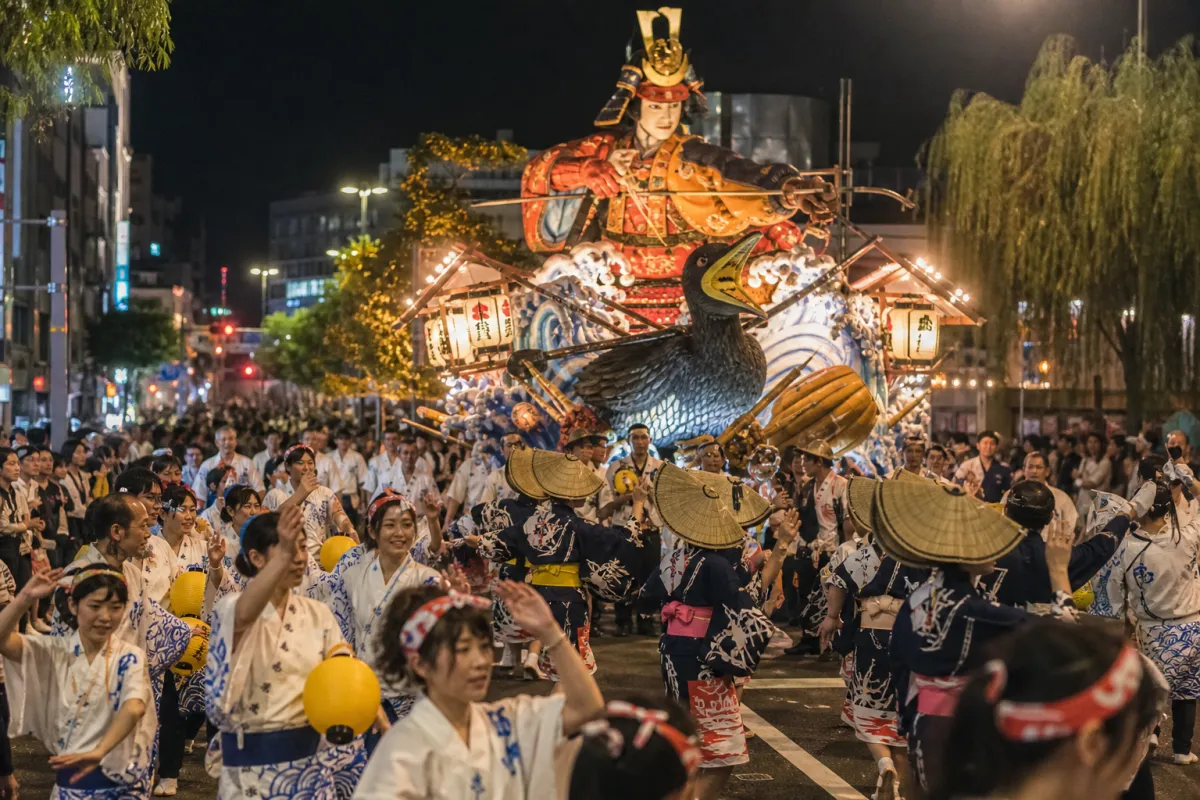 AI生成による三次きんさい祭のイメージ画像