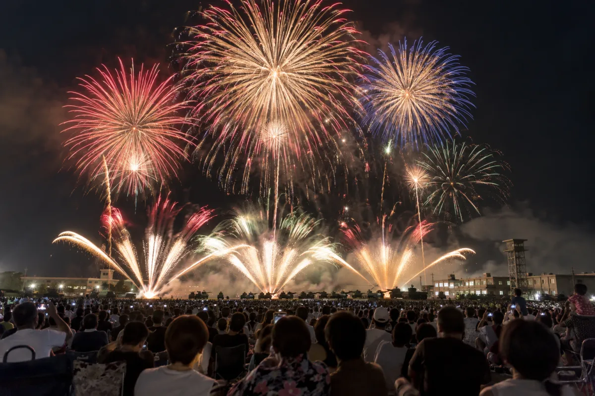 AI生成による久居花火大会のイメージ画像