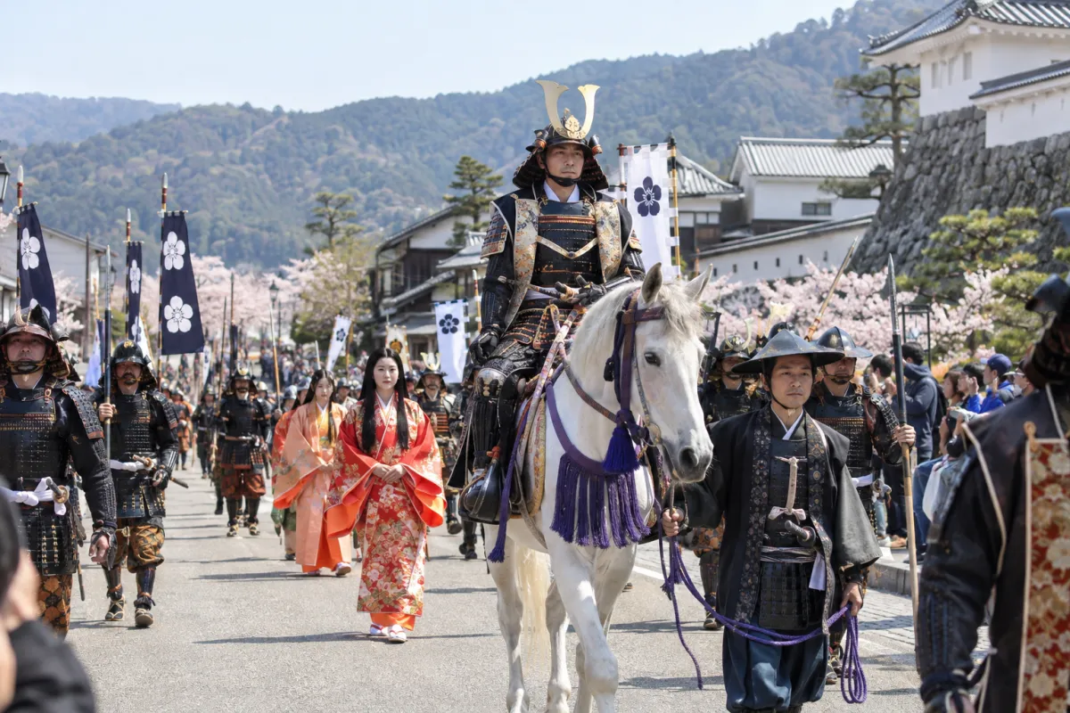 AI生成による亀岡光秀まつりのイメージ画像
