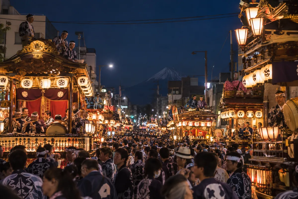 AI生成による吉原祇園祭のイメージ画像
