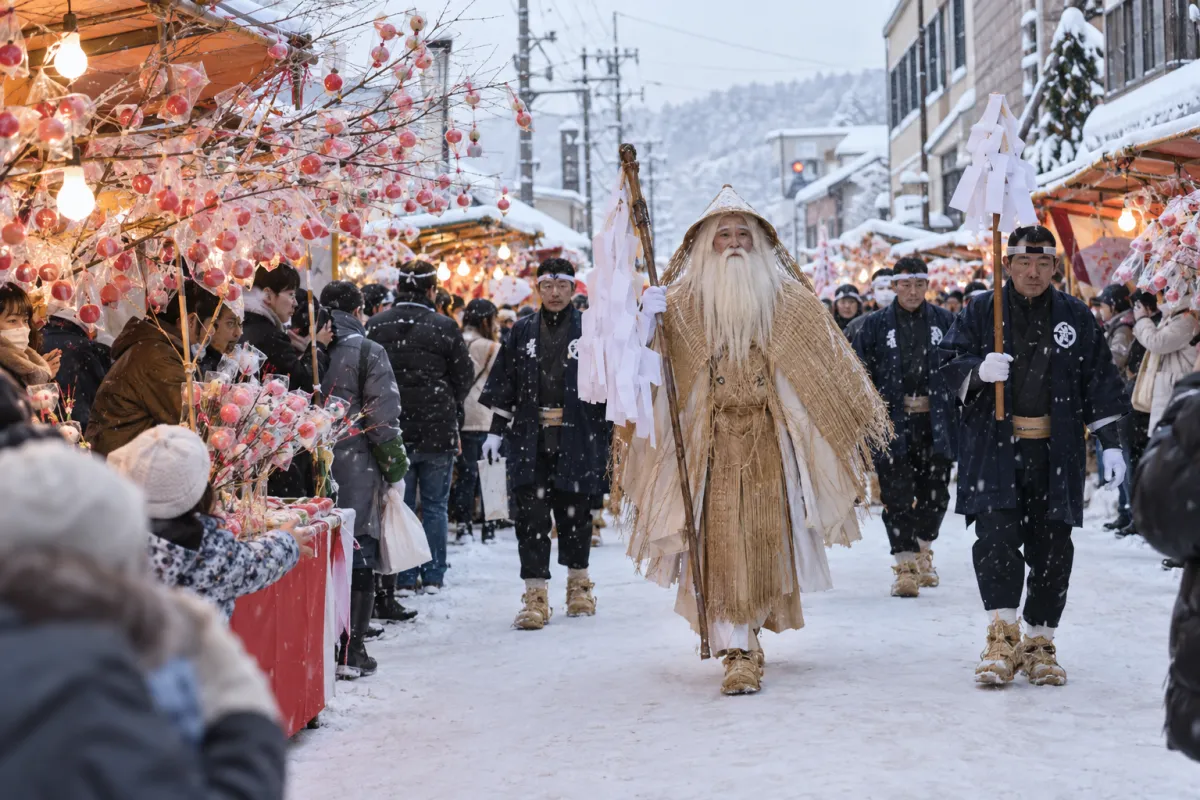 AI生成による大館アメッコ市のイメージ画像
