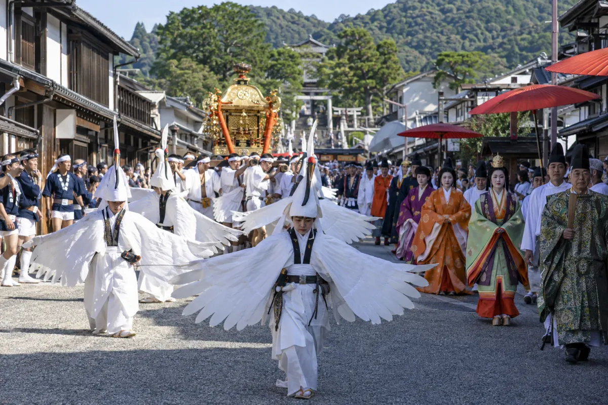 AI生成による山口祇園祭のイメージ画像