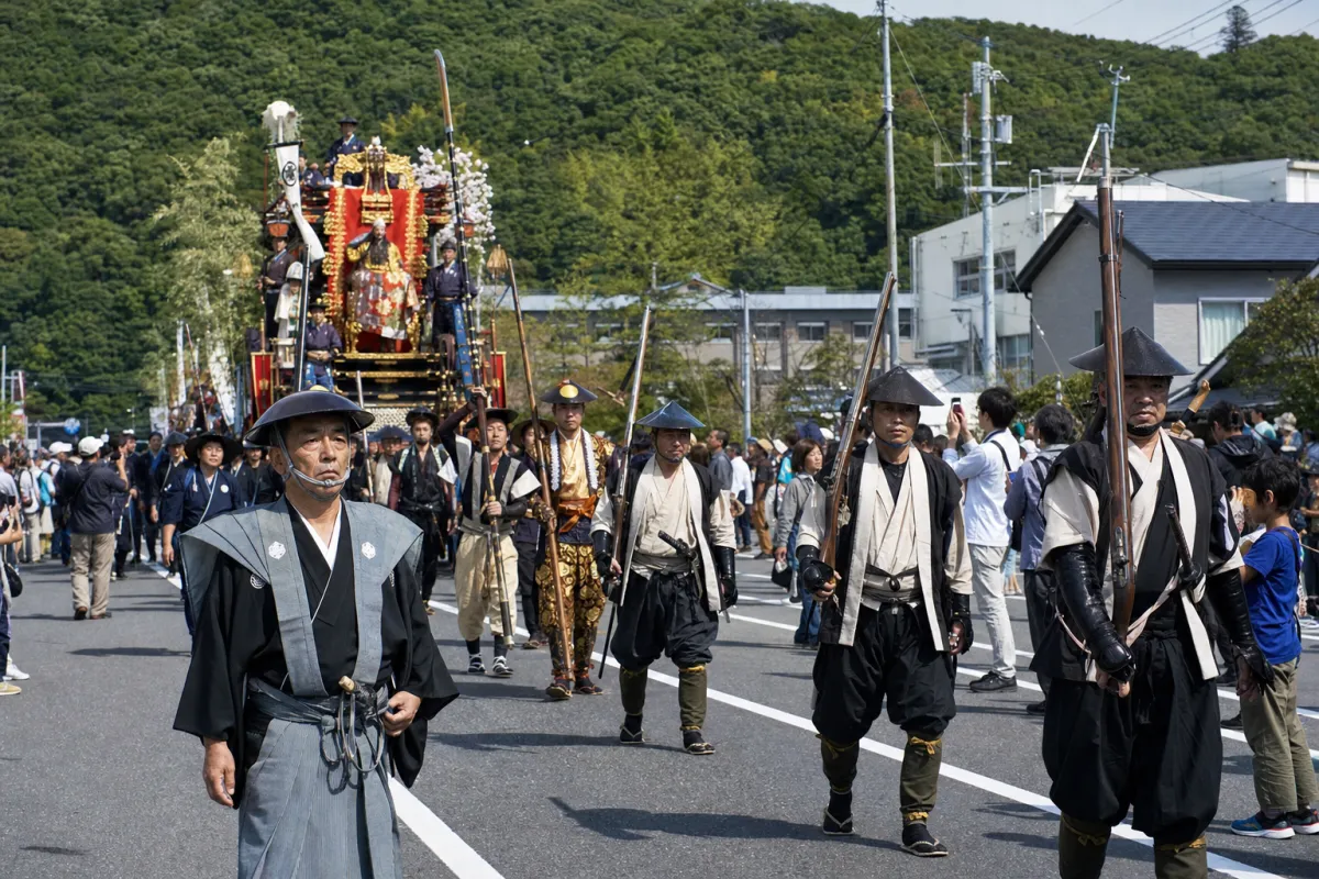 AI生成による岩国祭のイメージ画像