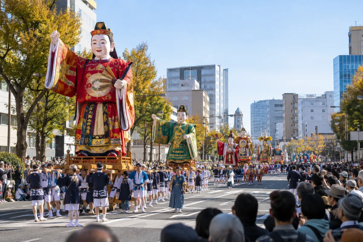 AI生成による津まつりのイメージ画像