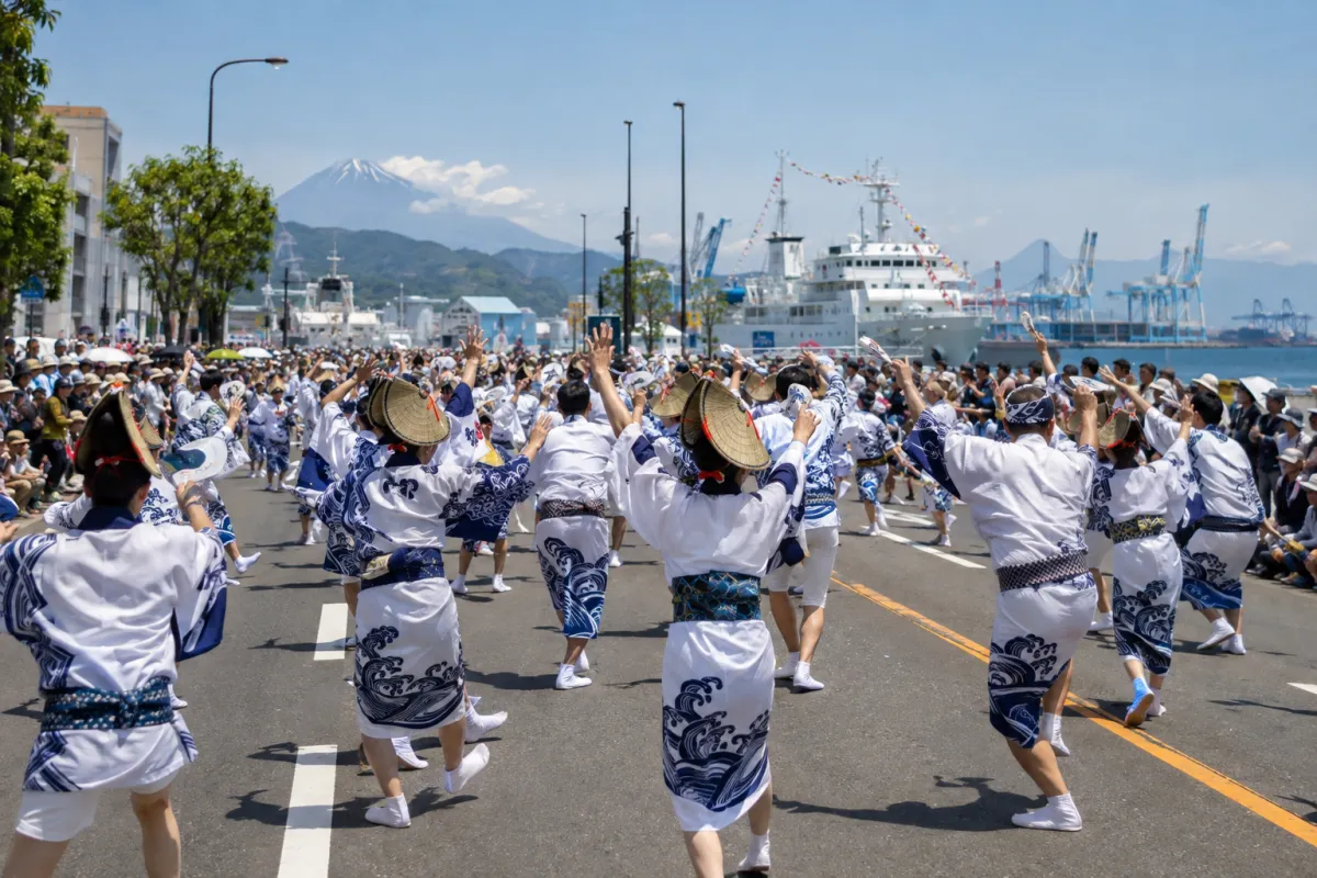 AI生成による清水みなと祭りのイメージ画像