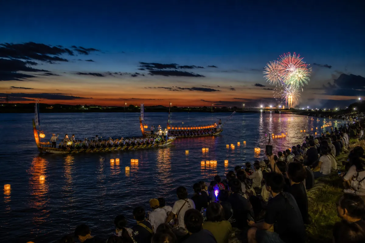 AI生成による石巻川開き祭りのイメージ画像