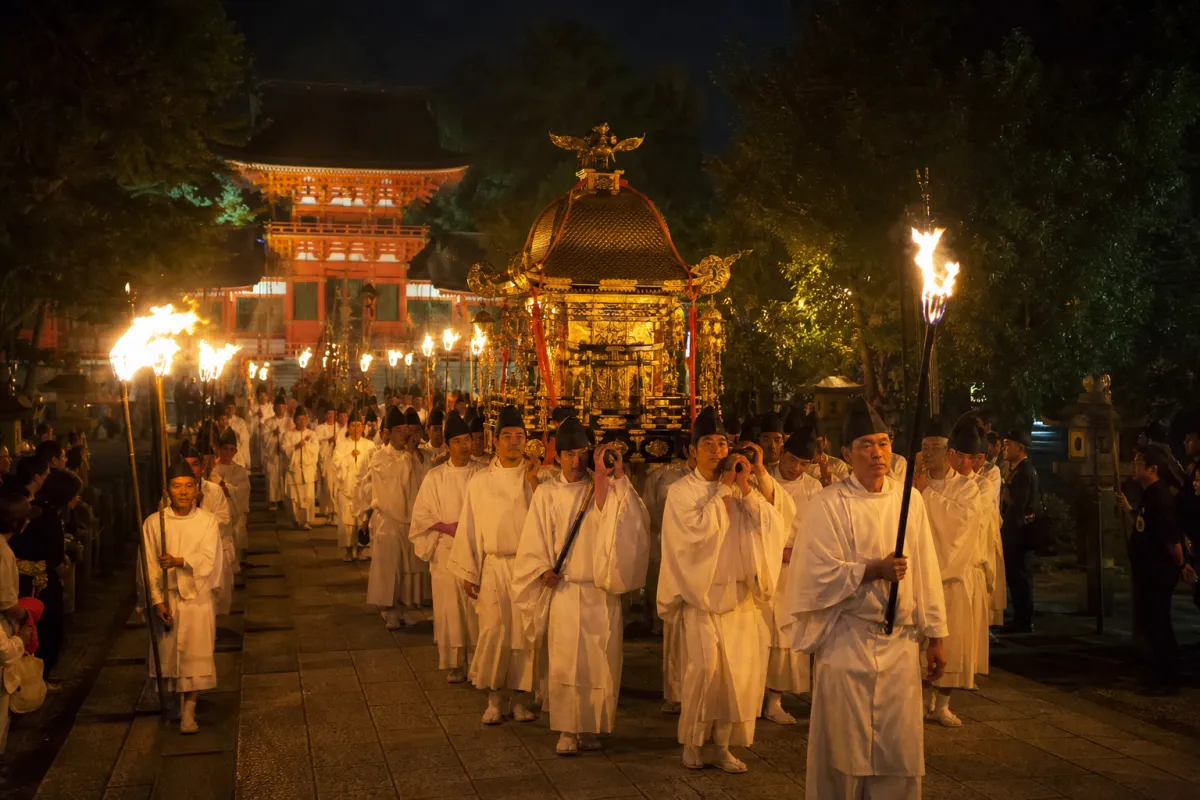 AI生成による石清水祭のイメージ画像