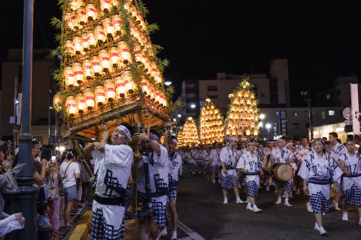 AI生成による米子がいな祭のイメージ画像