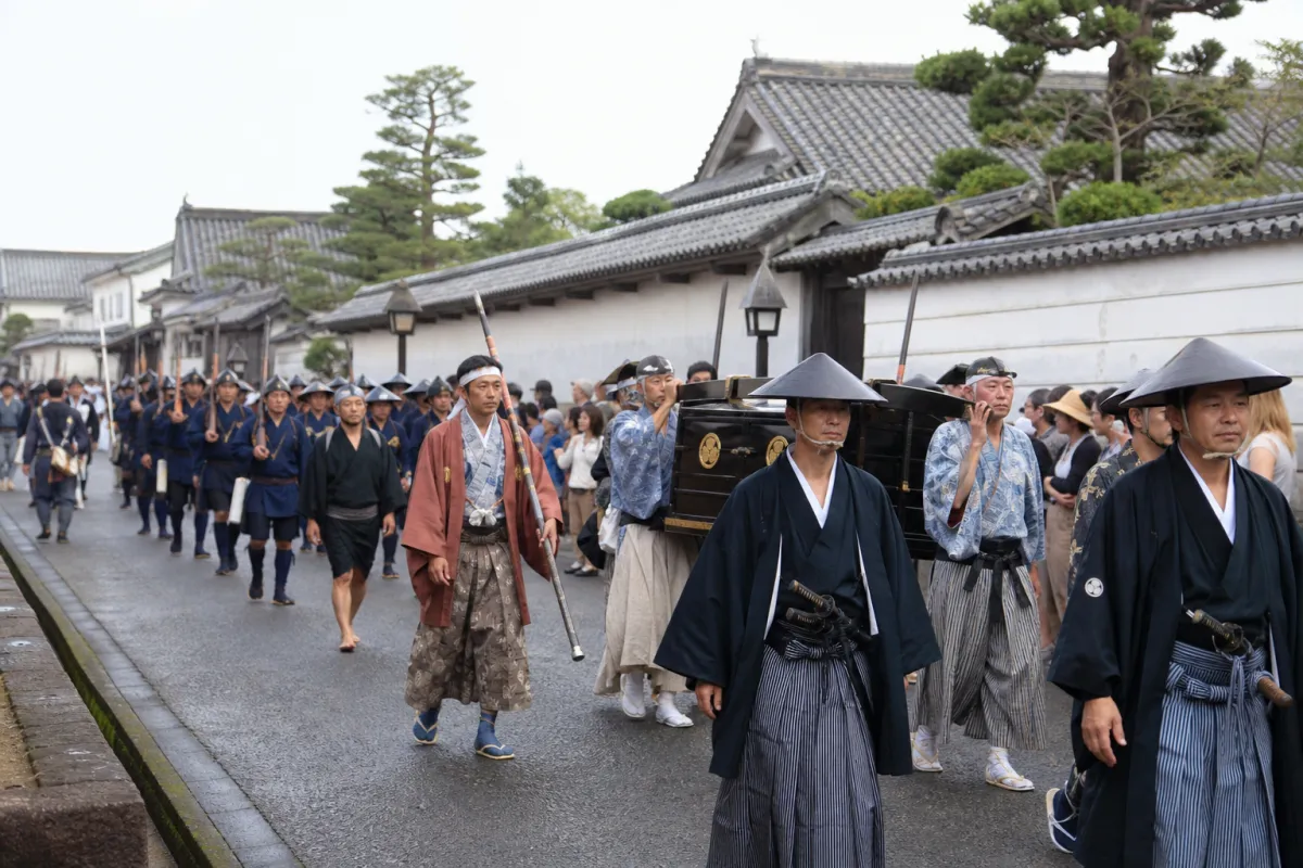 AI生成による萩時代まつりのイメージ画像