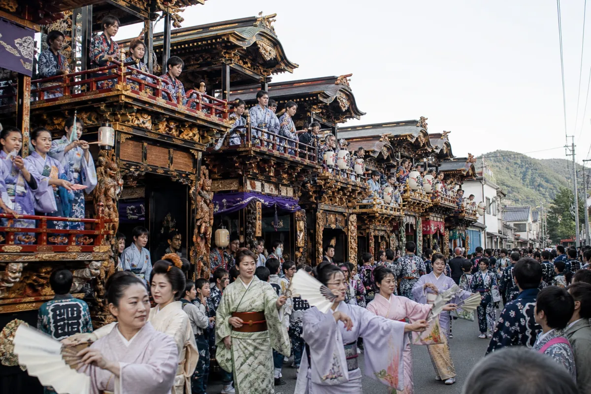 AI生成による藤枝大祭りのイメージ画像