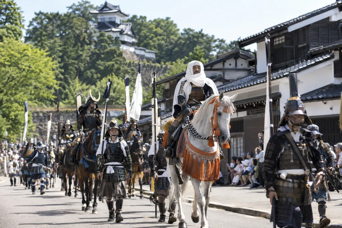 AI生成による謙信公祭のイメージ画像