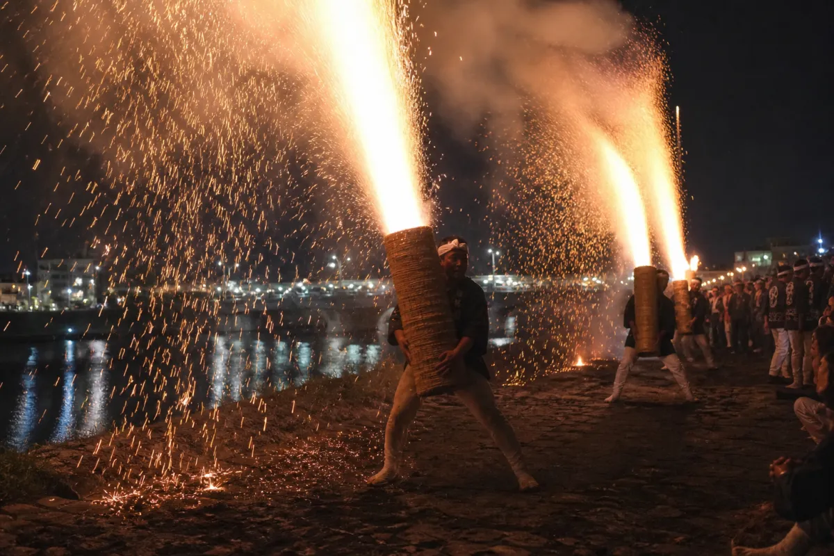 AI生成による豊橋祇園祭のイメージ画像