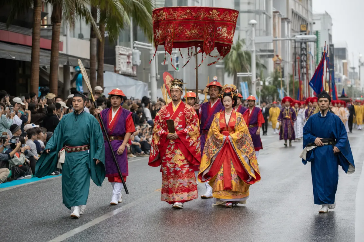 AI生成による首里城祭のイメージ画像