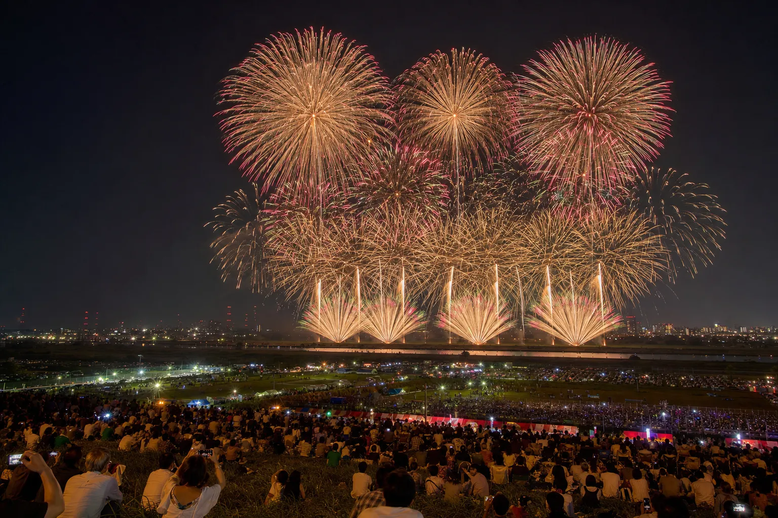 土浦全国花火競技大会のイメージ画像