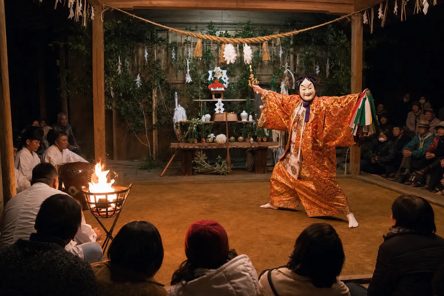 高千穂の夜神楽のイメージ画像